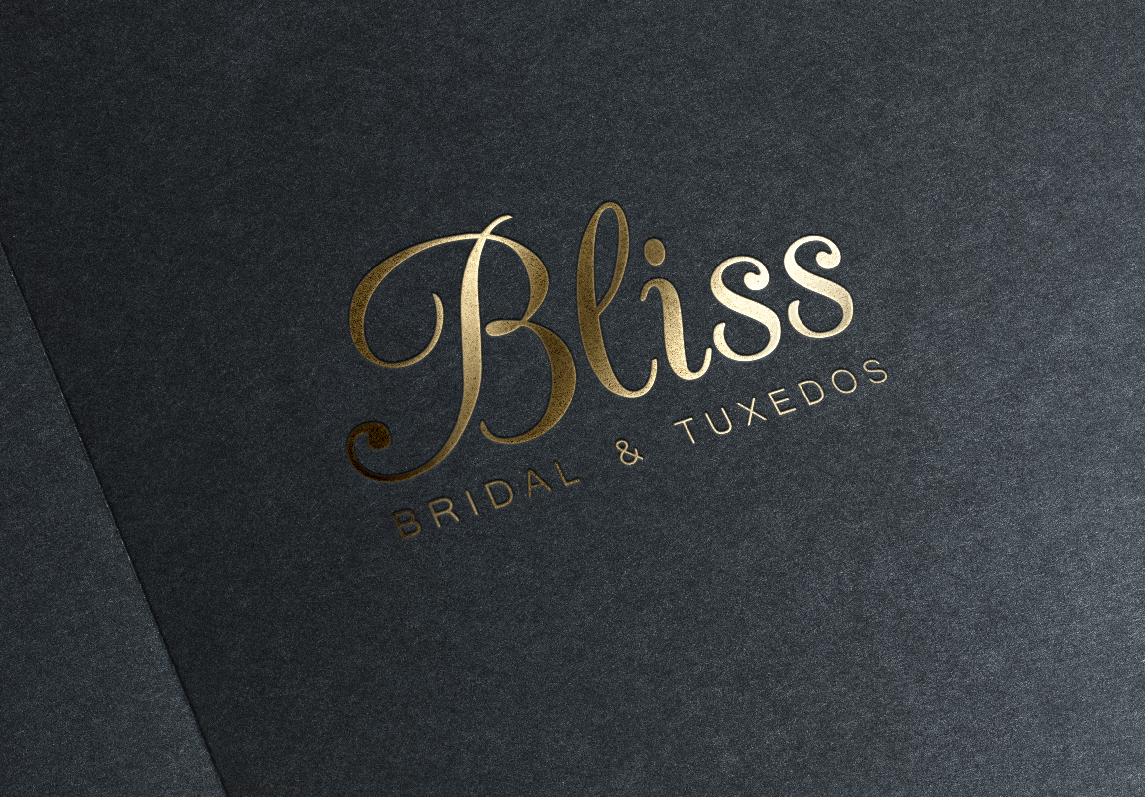Bliss Bridal Logo Mockup