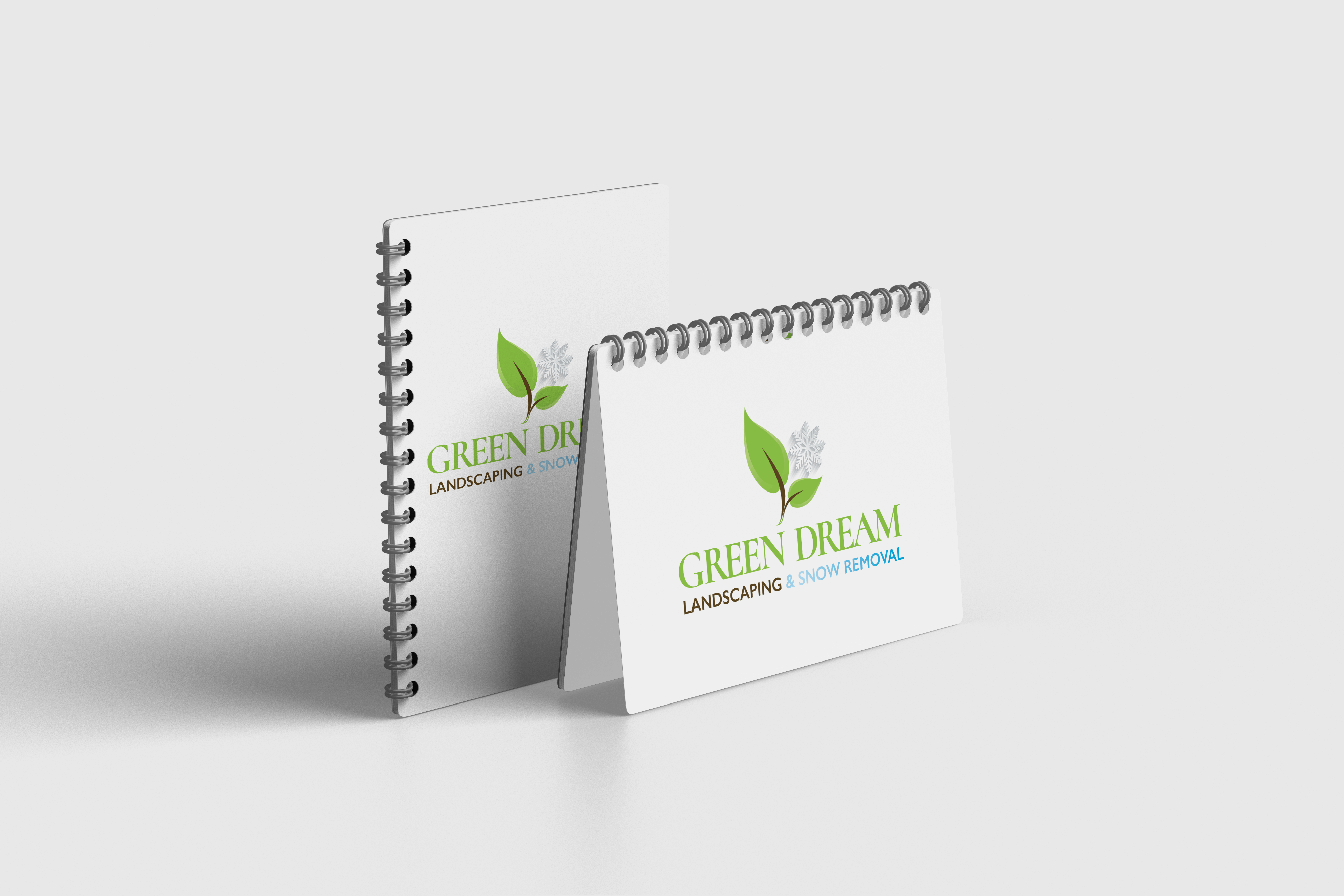 GD-Spiral Notebook Mockup